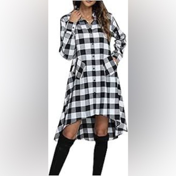 Olrain Dresses & Skirts - NWT,OLRAIN,Awesome Fall Dress, Tunic, Versatile, Soft, Faux Pockets,Size Large